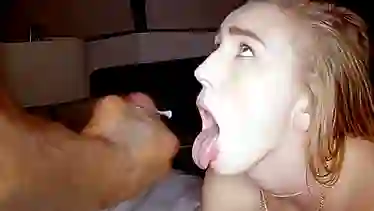Межрасовый трах с камшотом в рот. Порно видео с Kendra Sunderland